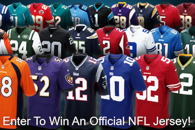 Official 2022 NFL Football Jersey Giveaway