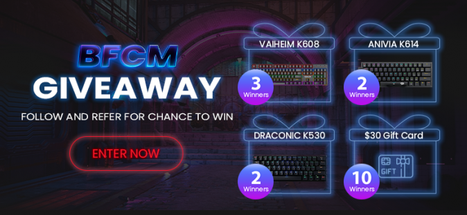 Redragon BFCM GIVEAWAY