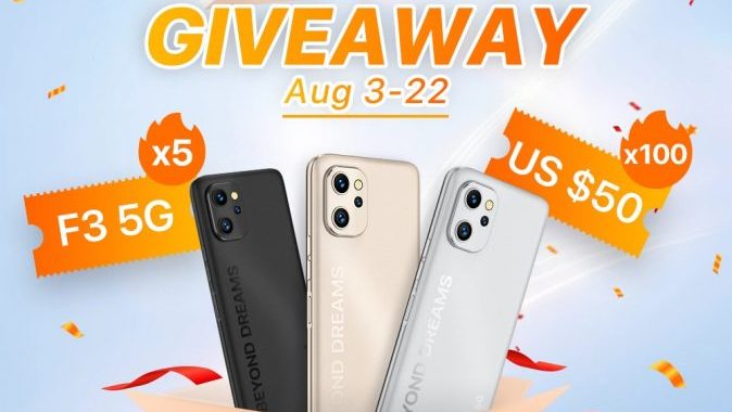 UMIDIGI F3 5G Mega brand sale Giveaway