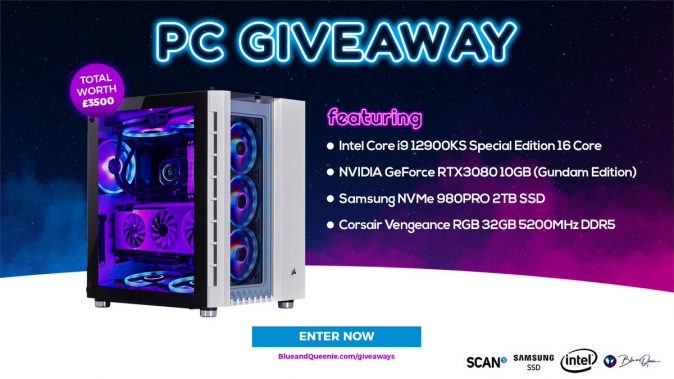 PC Giveaway featuring Intel i9 and Nvidia RTX3080 Giveaway