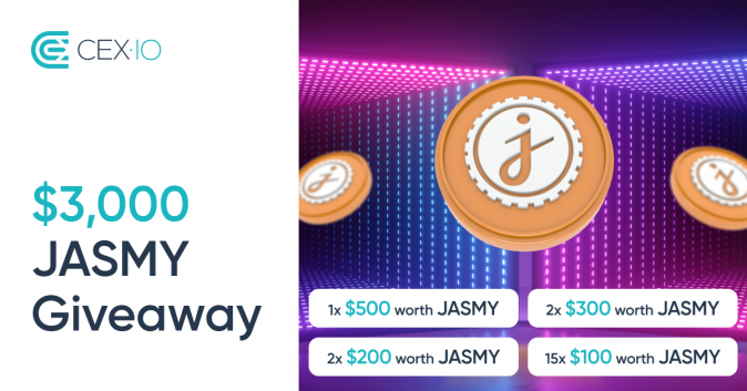 $3,000 JASMY Token Giveaway