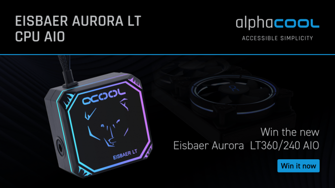 Alphacool Eisbaer Aurora LT CPU AIO Giveaway