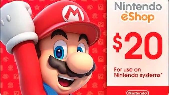 $20 Nintendo eShop Gift Card Giveaway