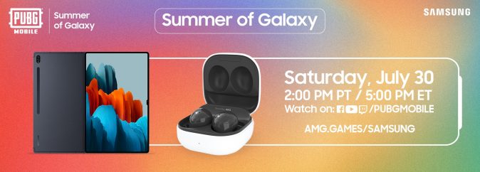 PUBG MOBILE x Samsung Summer of Galaxy Giveaways