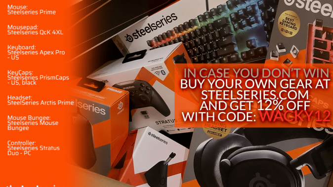 Steelseries Peripherals Giveaway