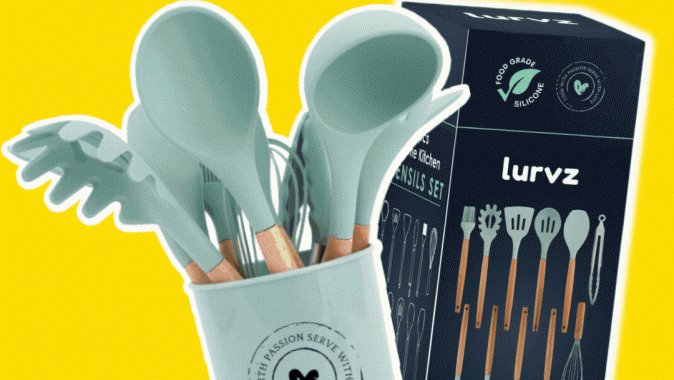 12 Pc Silicone Utensils Set Giveaway