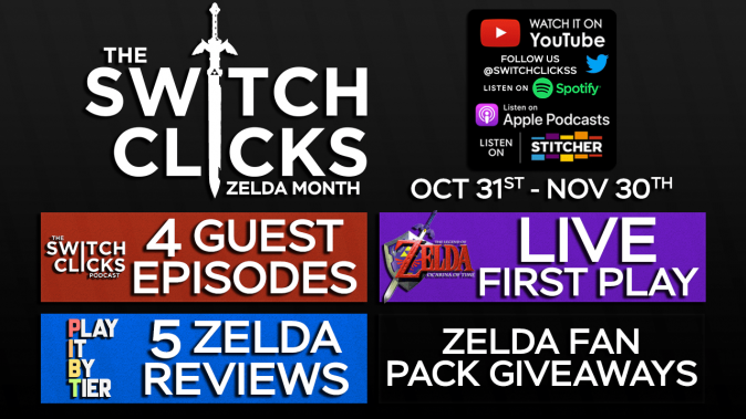 The Switch Clicks Zelda Month Fan Pack Giveaway