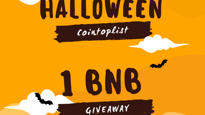 Cointoplist Halloween Giveaway 1 BNB