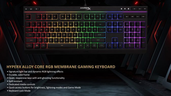 Hyperx Alloy Core RGB Membrane Gaming Keyboard Giveaway