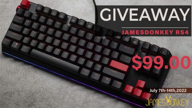 JAMESDONKEY RS4 Giveaway