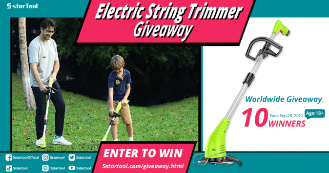 5STARTOOL String Trimmer Giveaway