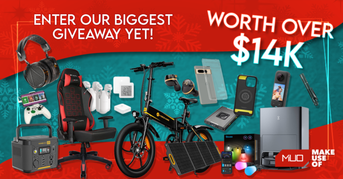 MUO $14k+ HOLIDAY GIVEAWAY