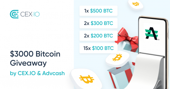 $3000 Bitcoin Giveaway