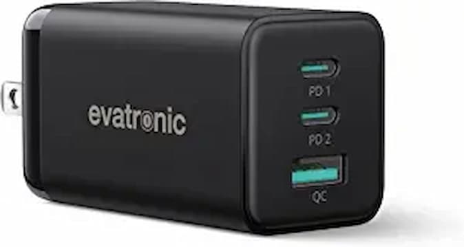 Evatronic PD Pioneer 65W 3-Port GaN Travel Charger Giveaway