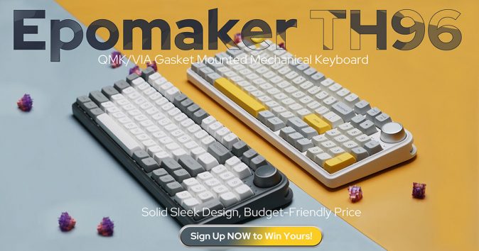 Epomaker TH96 Mechanical Keyboard Giveaway