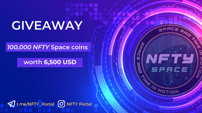 NFTY Portal 100,000 NFTY Space Coins Giveaway