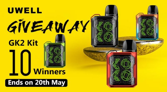 Uwell Caliburn GK2 – Giveaway