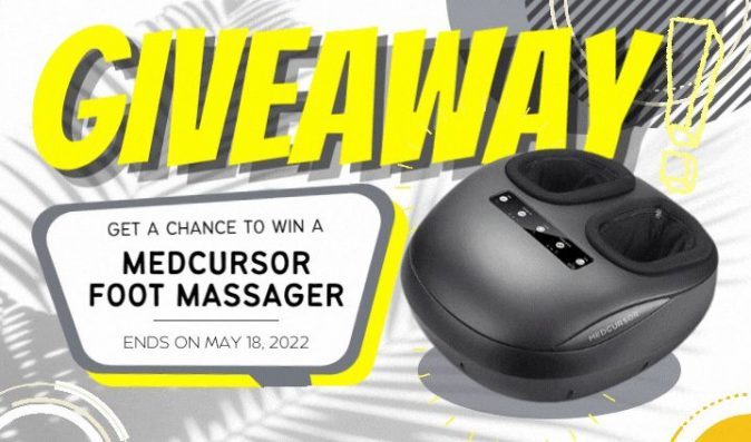 Medcursor foot massager Giveaway