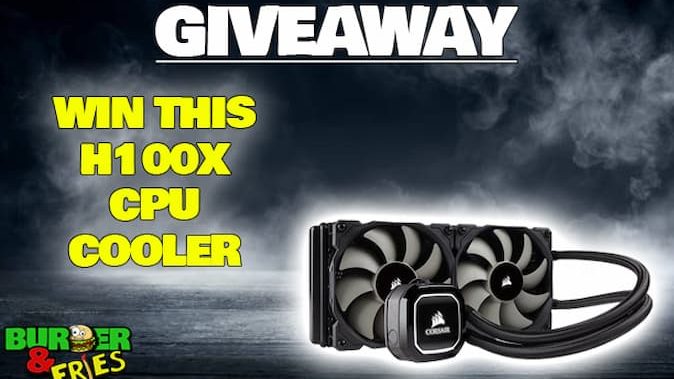 Corsair Hyrdro Series H100X Liquid CPU Cooler Giveaway