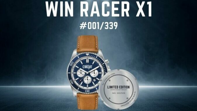 RACER X1 Watch Giveaway